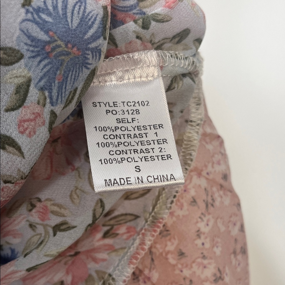GiGiO Women's Pink and Yellow Floral Blouse - Picture 10 of 12